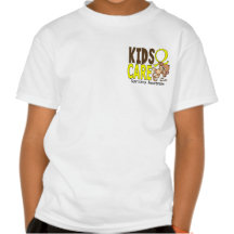 Sarcoma del cuidado 1 de los niños camiseta