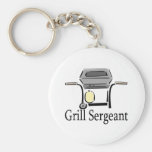 Sargento Aprons y regalos de la parrilla llaveros