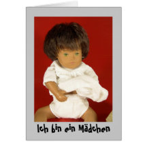 Sasha Baby Geburtsanzeige Karte