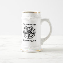 Satan me ama cerveza Stein Taza