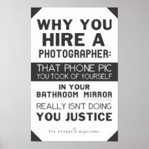 Sátira del Shoppe - humor para los fotógrafos Impresiones