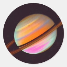SATURN PEGATINAS REDONDAS