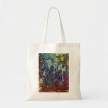 Sauce que llora, pintura de Giverny Claude Monet Bolsas De Mano