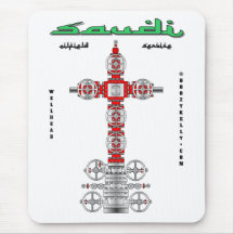 Saudí, servicios bien, campos petrolíferos, pozos  alfombrilla de raton