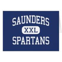 Saunders Spartans Manassas medio Virginia tarjetas