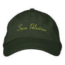 Save Palestina Gorra De Béisbol Bordada