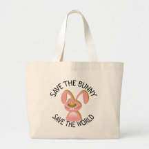 savethebunny bolsa de mano