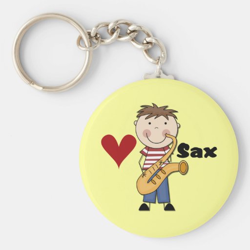 Saxofón - camisetas y regalos masculinos llaveros