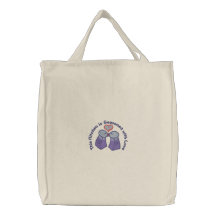 Sazonado con amor bolsas de lienzo