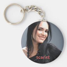 SCARLET8, escarlata Llavero Personalizado