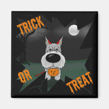 Schnauzer Halloween Imanes