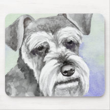 Schnauzer miniatura tapete de ratones