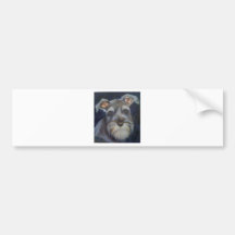 Schnauzer Pegatina De Parachoque