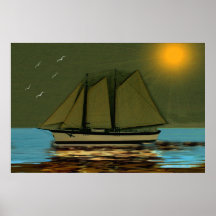 Schooner atlántico poster