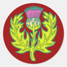 Schottland Distel Scotland thistle Sticker