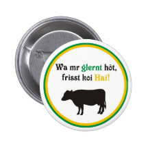 Schwäbischer Spruch Bildung Button