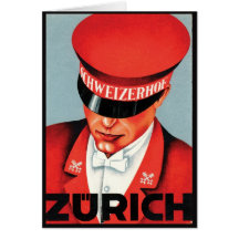 Schweizerhof Zurich Tarjetón