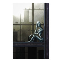 scifi enterado del robot del uno mismo  papeleria de diseño