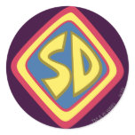 Scooby Doo "SD " 1 pegatinas