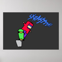 ¡Scrash! Poster del monopatín