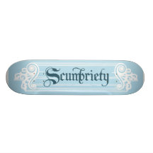 Scumbriety calificó "Flourish enrolla" la cubierta Monopatín Personalizado