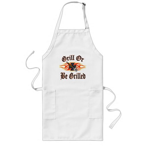 Se ase a la parrilla la parrilla o delantal