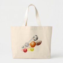 Se divierte concepto de las bolas bolsas lienzo