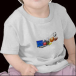 Se divierte concepto del app del ordenador camisetas