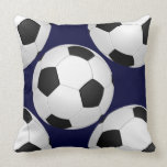 se divierte la almohada de tiro del fútbol almohadas