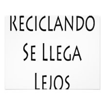 SE Llega Lejos de Reciclando Comunicado Personalizado