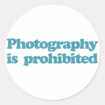 Se prohíbe la fotografía etiqueta
