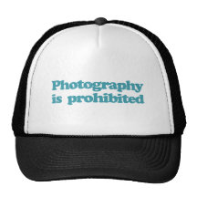 Se prohíbe la fotografía gorra