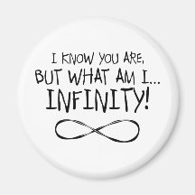 Sé que usted es… infinito imán de frigorífico