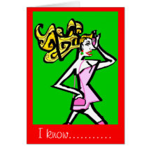 Sé….- Tarjeta del día de fiesta