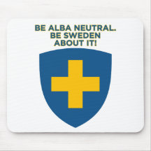 Sea Alba Neutral-Es Suecia sobre ella Mousepad Alfombrillas De Raton