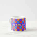 Sea allí o sea los años 70 cuadrados retros tazitas espresso