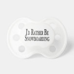 Sea bastante snowboard chupetes de bebé