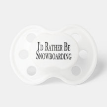 Sea bastante snowboard chupetes de bebé