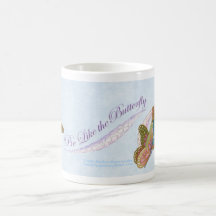 Sea como una taza de la mariposa