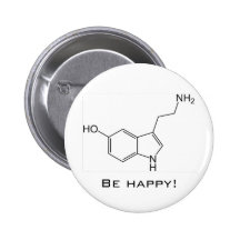 ¡Sea feliz! Botón de la serotonina