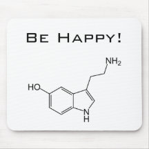 ¡Sea feliz! Serotonina Mousepad