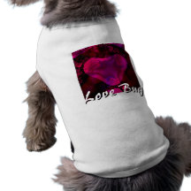 "Sea los míos" camiseta del perrito del insecto de Camisa De Perro
