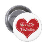 Sea mi corazón de la tarjeta del día de San Valent Pins