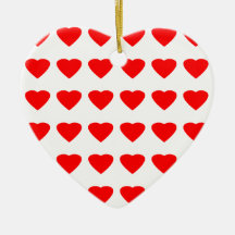 Sea mi jGibney de los corazones 36Red Transp de la Ornamento Para Arbol De Navidad