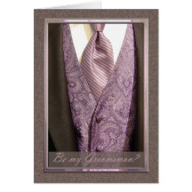 ¿Sea mi padrino de boda? Invitación del padrino de Tarjeta