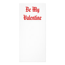 Sea mi tarjeta del día de San Valentín. Día de San Lonas Personalizadas