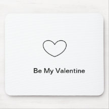 Sea mi tarjeta del día de San Valentín Mousepad