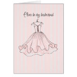 sea por favor mi dama de honor tarjetas