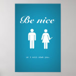 Sea poster agradable (la versión sutil)