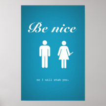 Sea poster agradable (la versión sutil)